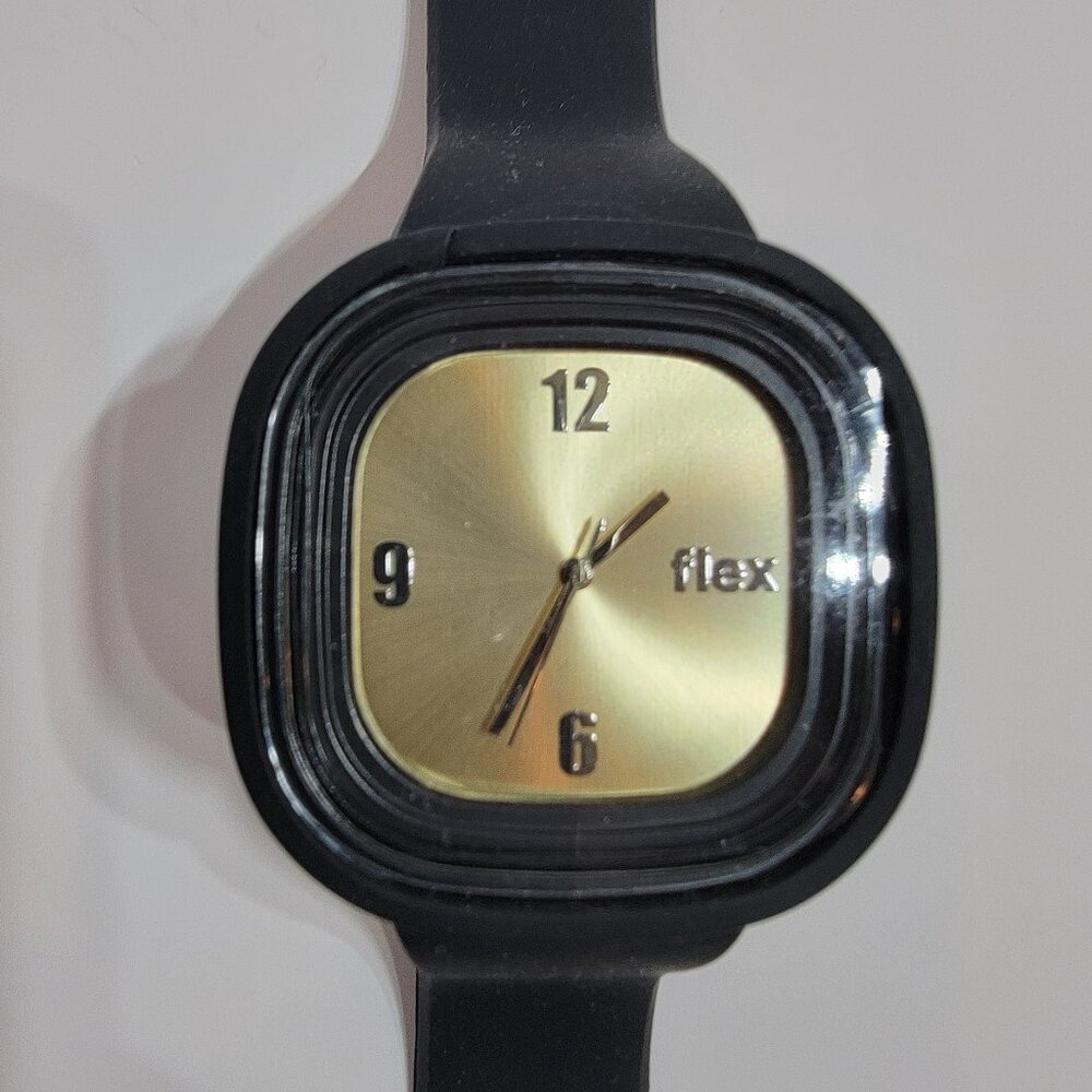 Flex Watch Black Gold